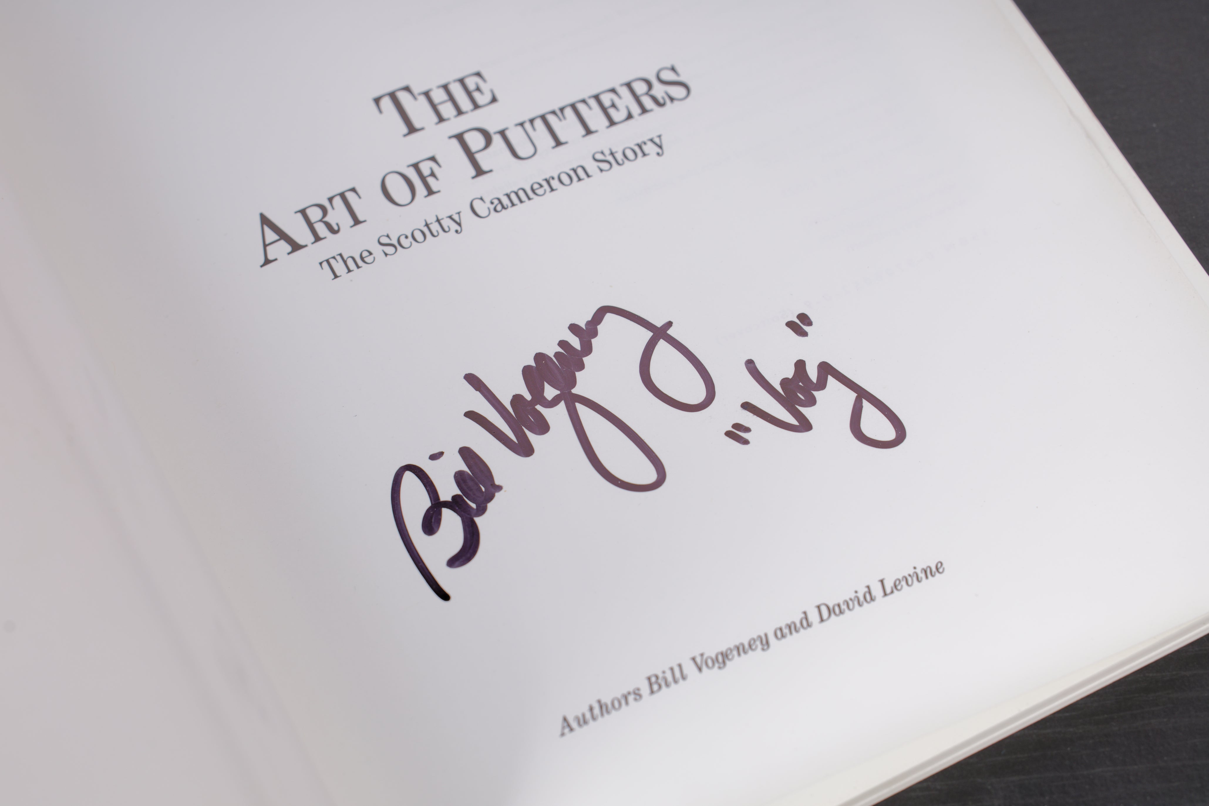 2001 The Art of Putters Book