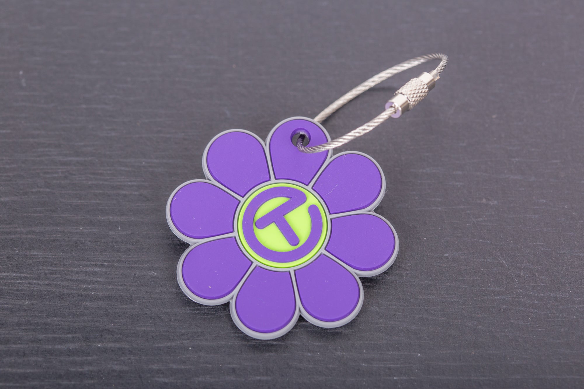 2020 Gallery Flower Power Circle-T Key Fob