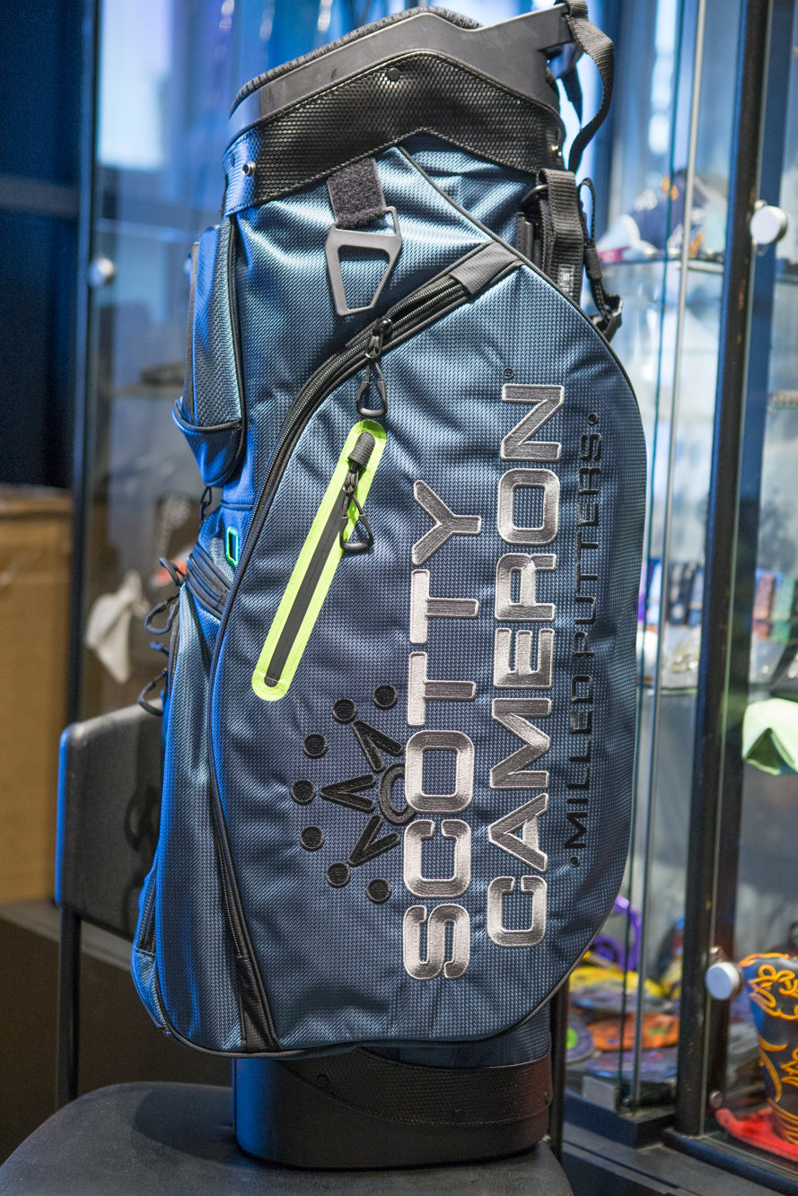 Scotty Cameron 2021 Open Explorer blue/lime cart bag – Custom Cameron