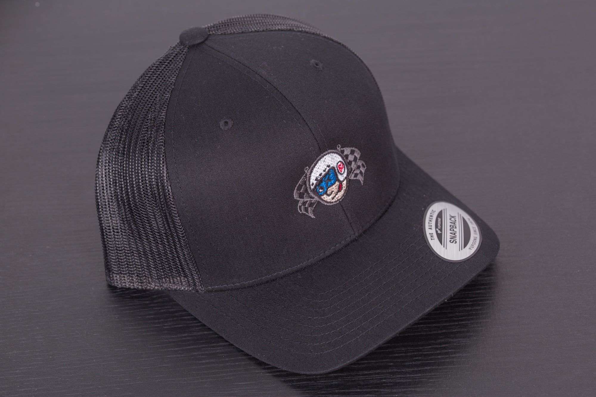 2021 Speed Shop Mesh Black Snapback Hat