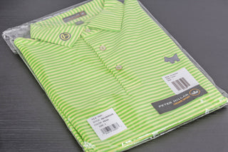 2018 St. Patricks Day Tour Tech Competition Stripe Pomelo Sundust Polo