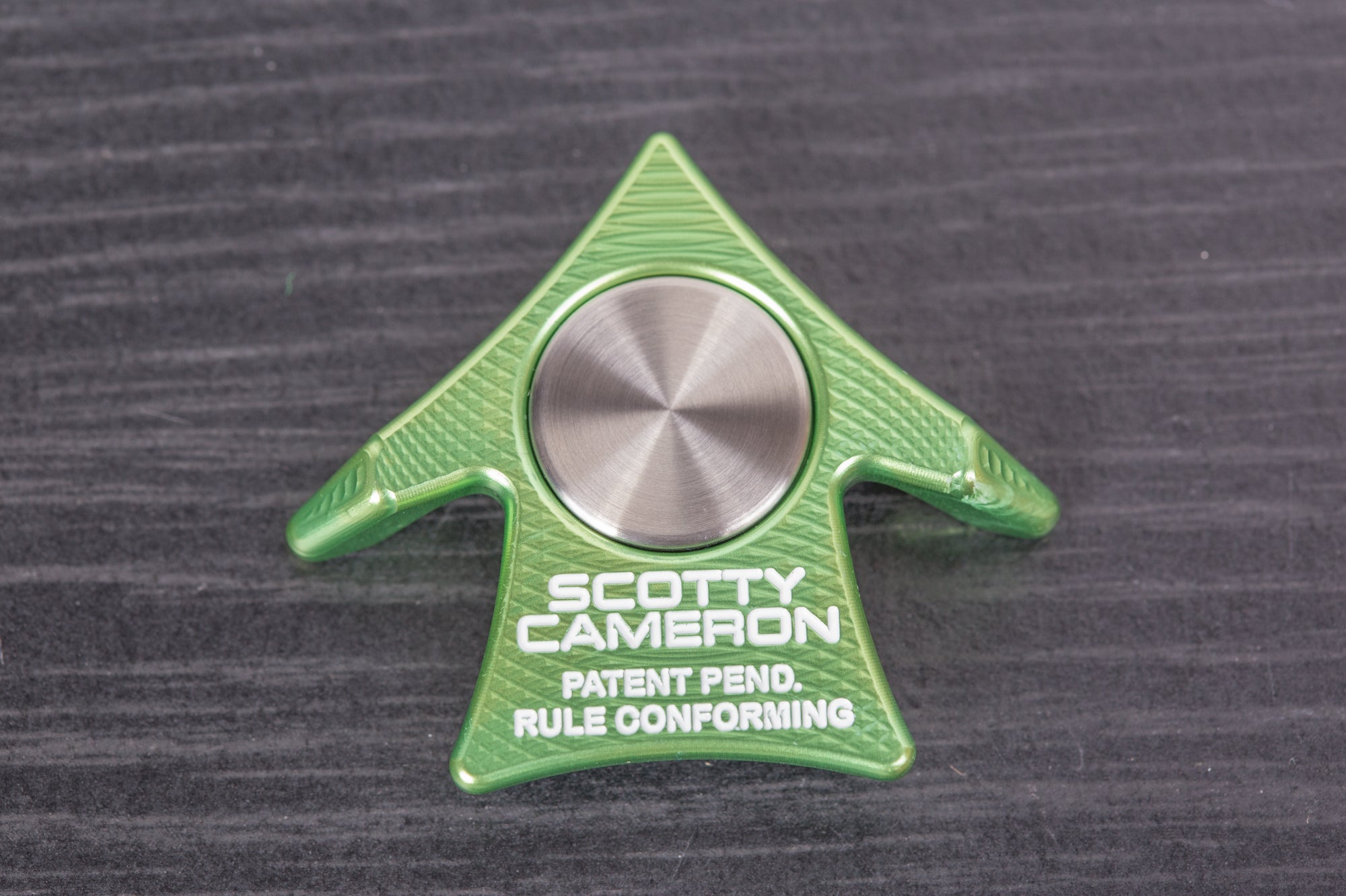 Scotty Cameron 2022 Masters Green aero alignment ball tool marker
